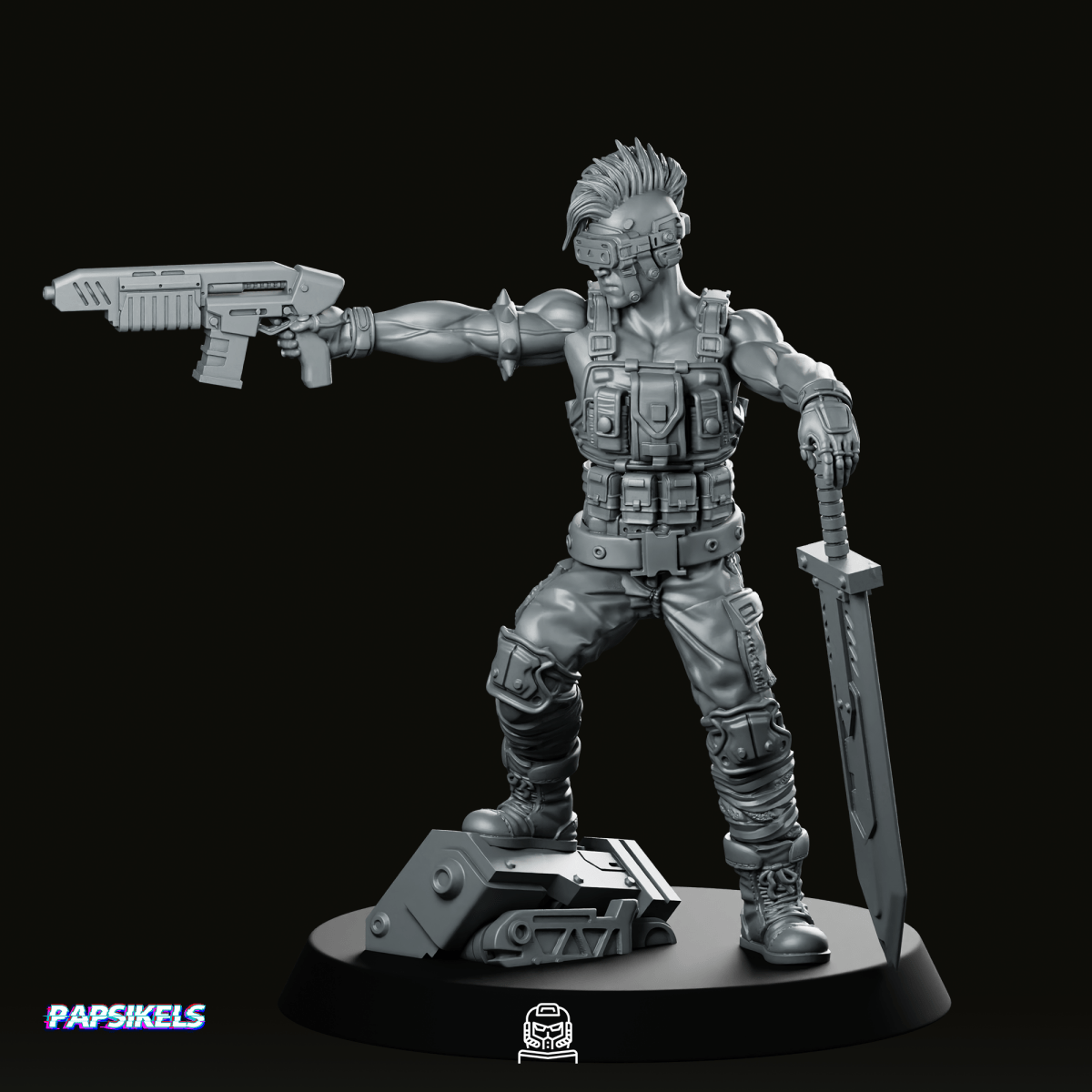 Ex Soldier Techno Punk Yeriko Miniature