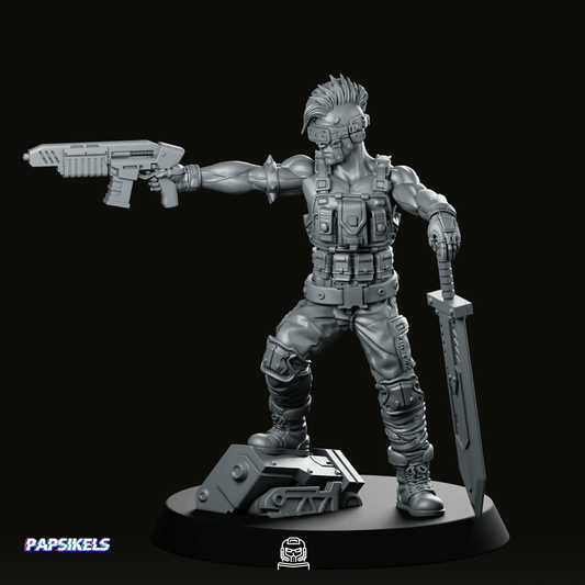 Ex Soldier Techno Punk Yeriko Miniature
