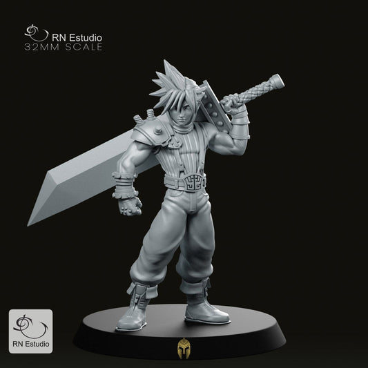 Fantasy Claude JRPG Miniature