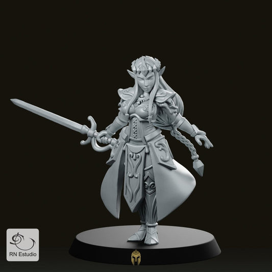 Fantasy Zalidra Elven Princess Miniature