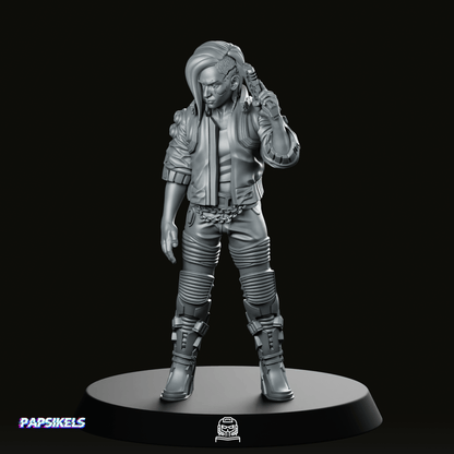 Female V Mercenary Miniature