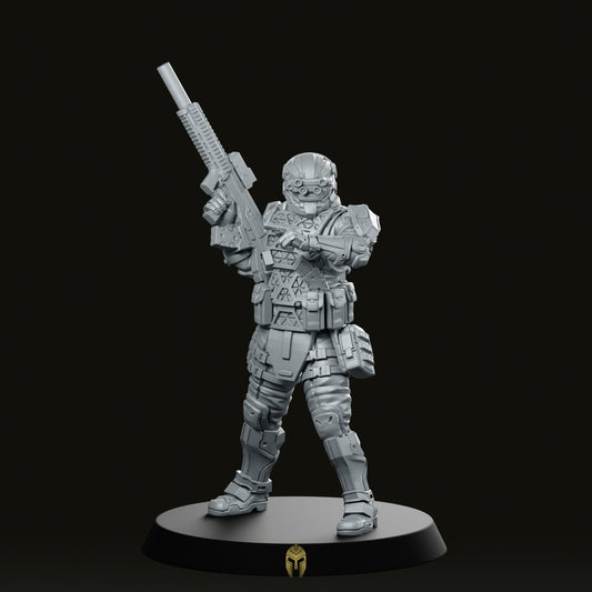 Frostbyte Cyberpunk Miniature