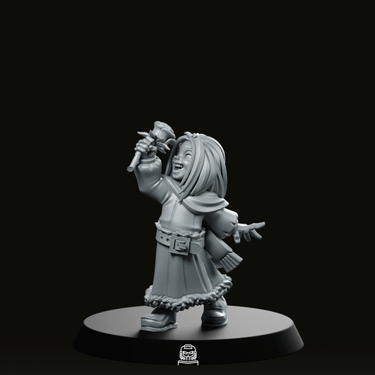 Girl Flower Miniature
