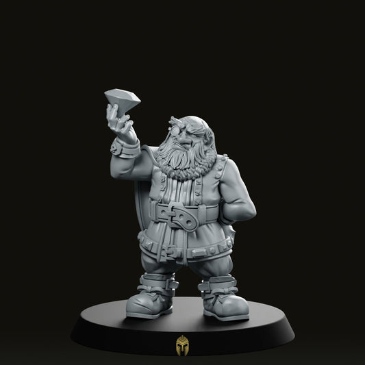Glander Dwarven Trader Miniature