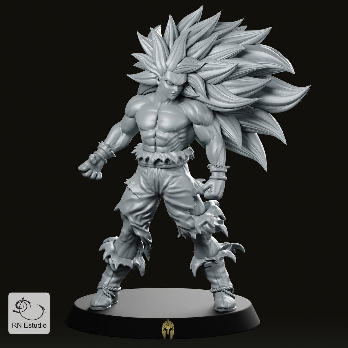 Goku SS3 Anime Miniature