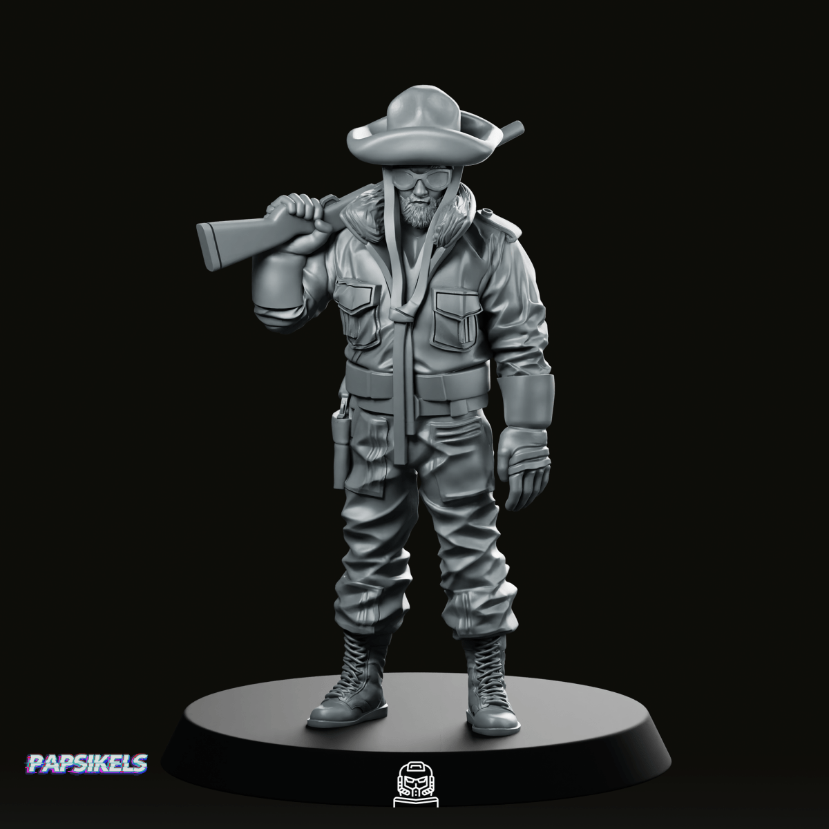 Helicopter Pilot 1 Miniature