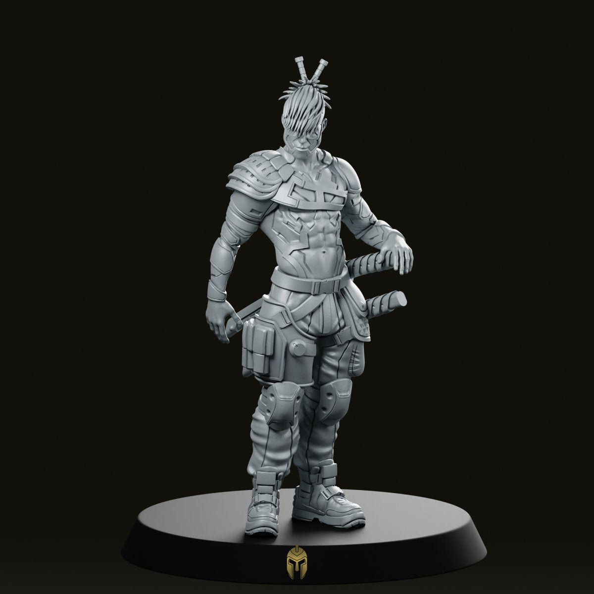 Hiroshi 01 Cyberpunk Miniature