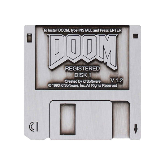 Doom Pin Badge Floppy Disk Limited Edition