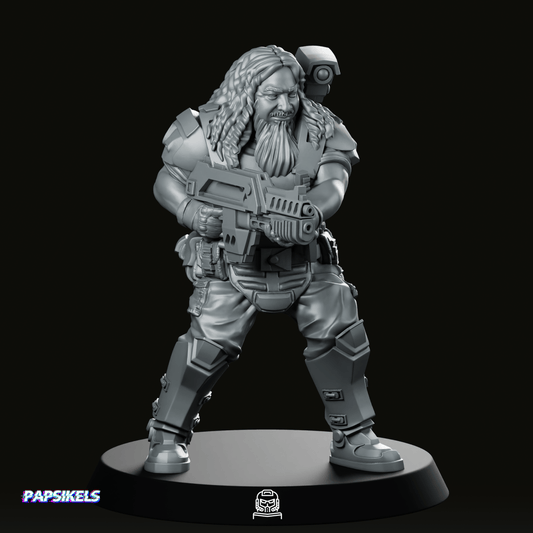 Human Colonial Marine Benjamin Verdouw Olges Miniature