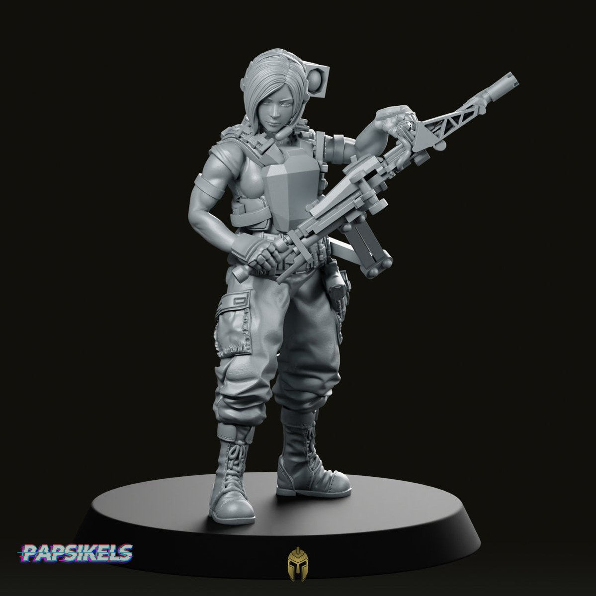 Human Colonial Marine Pvt Ayza Wong  Miniature