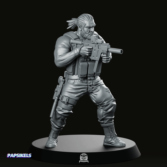 Human Marine Code Name Bishop Miniature