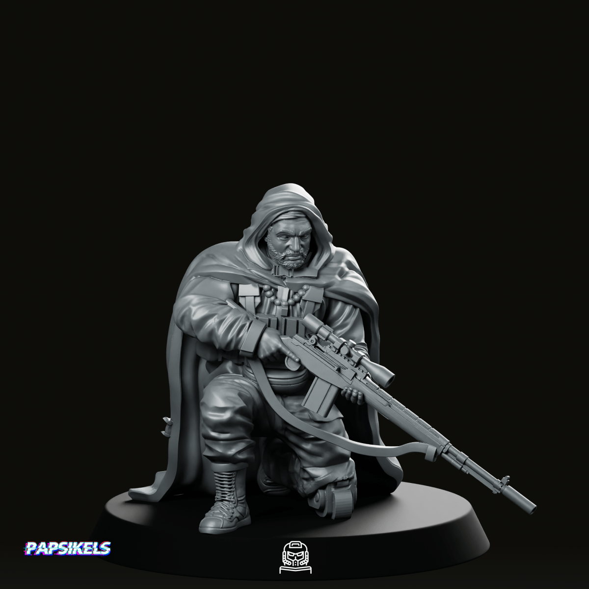 Human Sniper Code Name Guardian Miniature