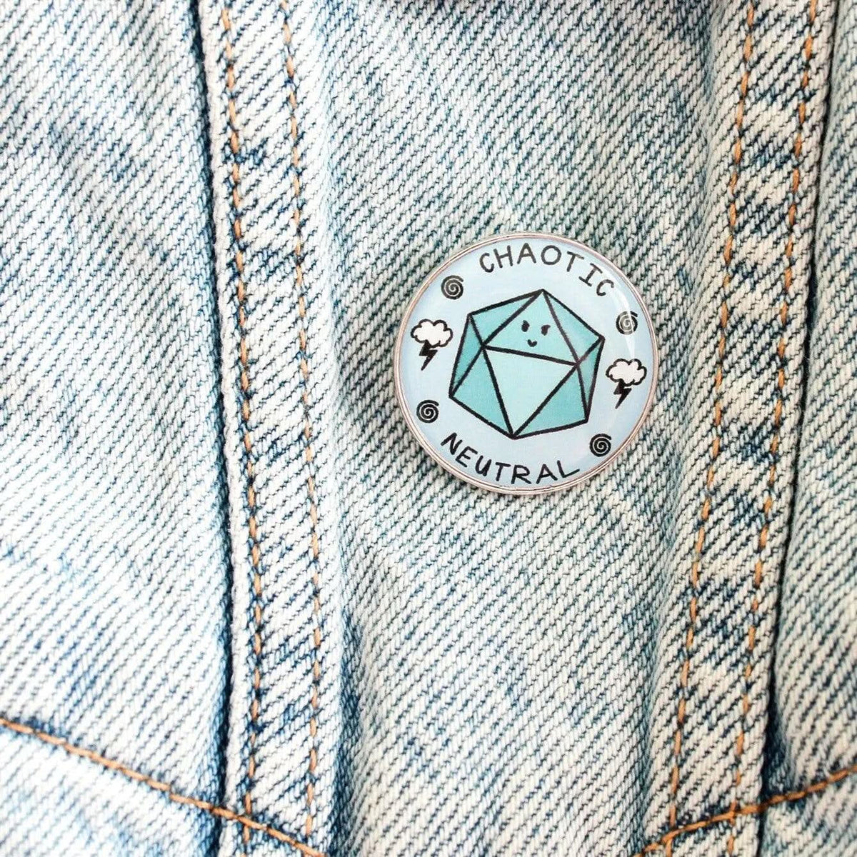 Chaotic Neutral Cloud Pin
