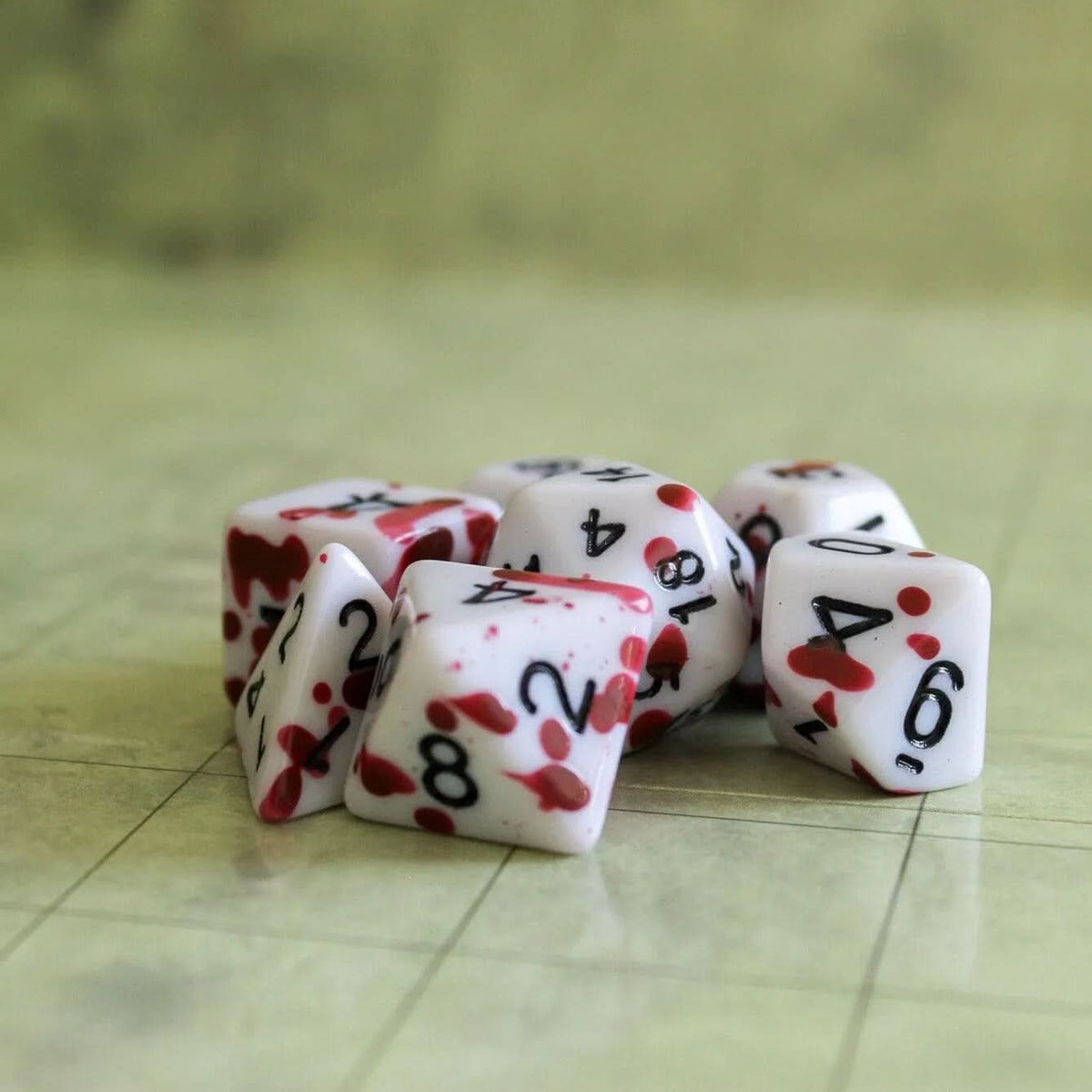 Rouge Splatter Dice Set