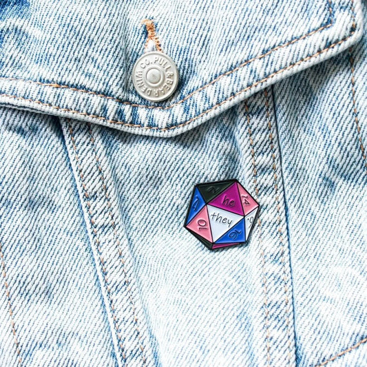 He/They Pronoun Pin