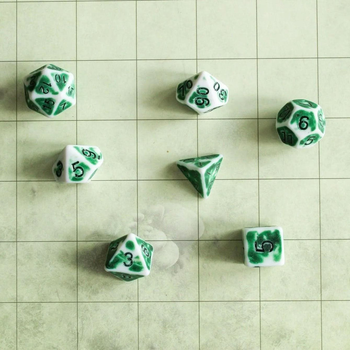 Archaic Light Green Dice Set