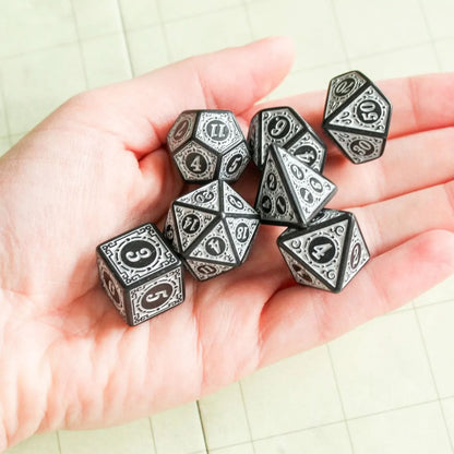 White Zoltar Dice Set
