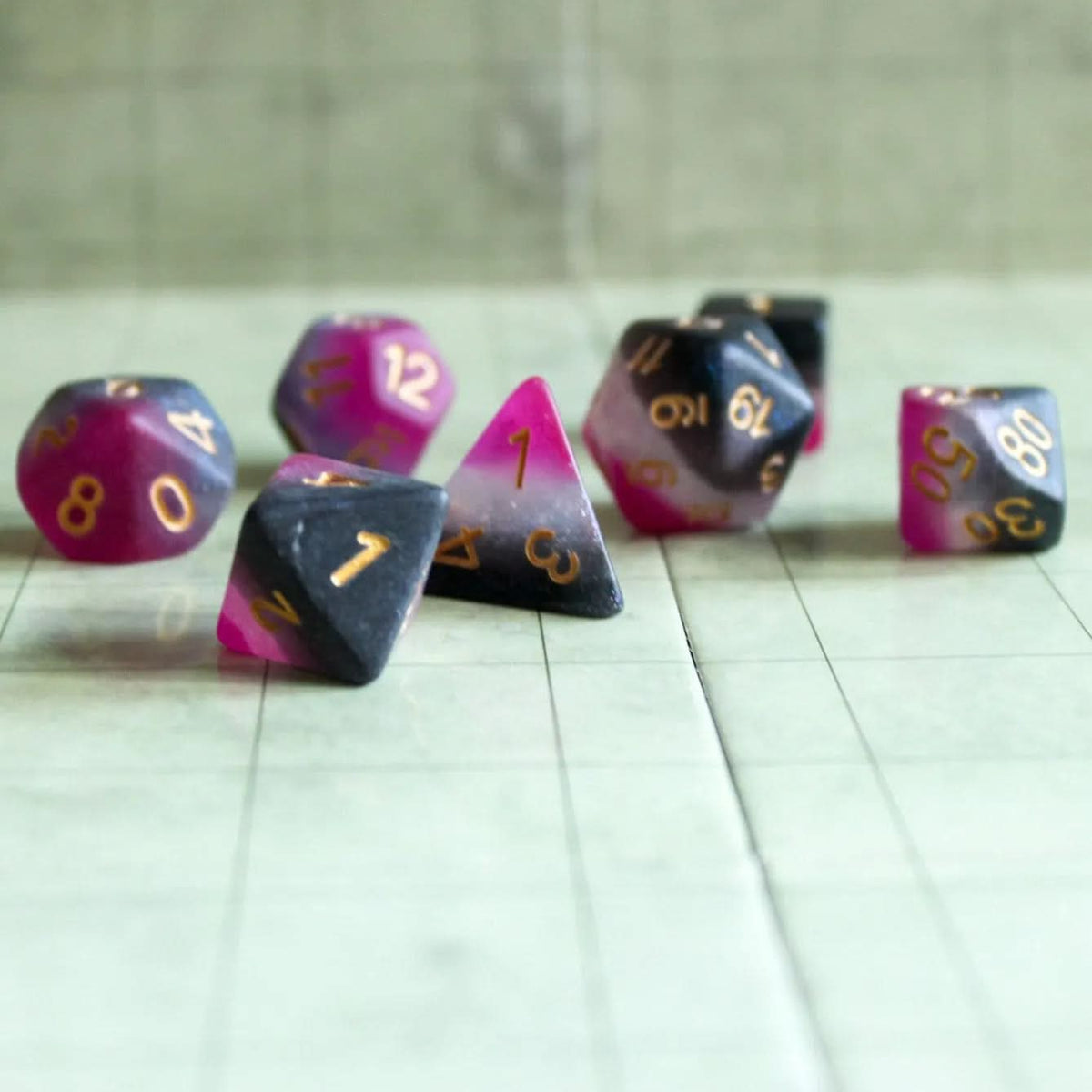 Asexual Pride Flag Dice Set