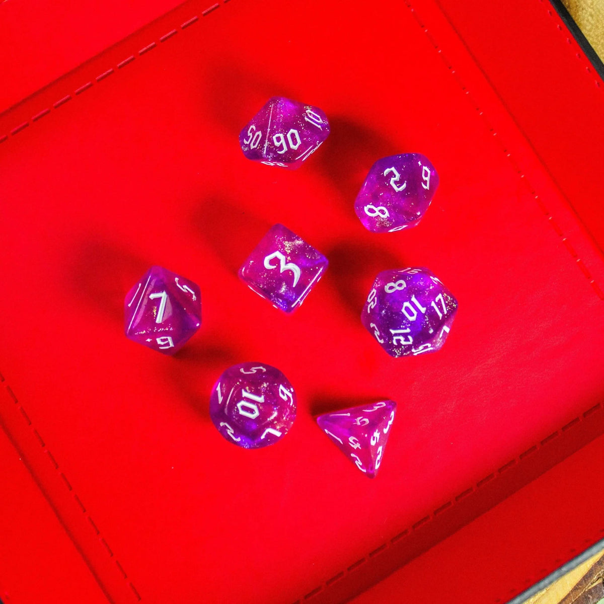 Fuchsia Fog Dice Set