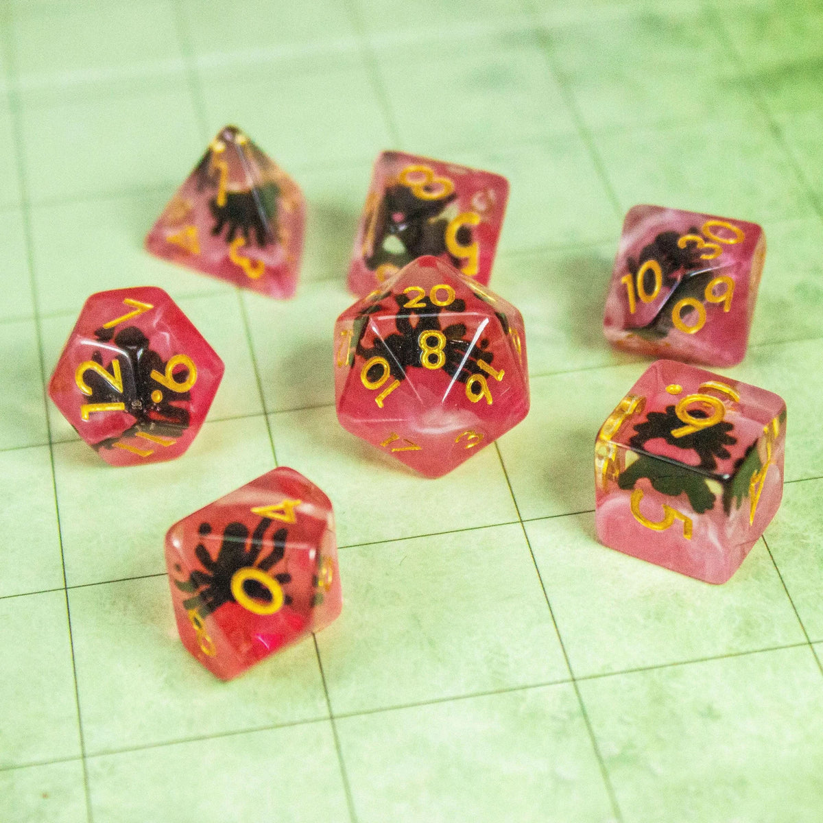 Spiders Dice Set