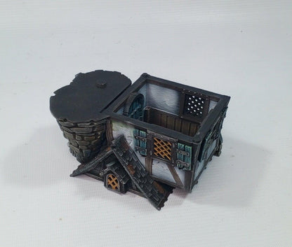 Sorcerers Tower 28mm DND Terrain | Tabletop Wargaming Scenery for Warhammer, Frostgrave & RPG | Unpainted 3D Printed