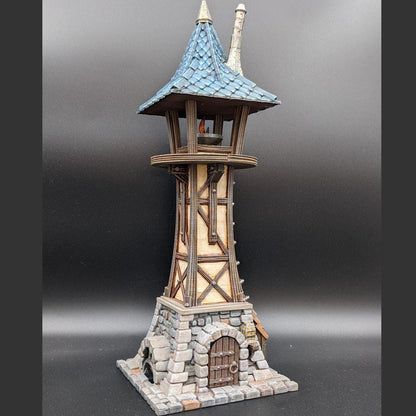 Lightkeeper Lighthouse 28mm DND Terrain | Tabletop Wargaming Scenery for Warhammer, Frostgrave & RPG | 3D Printed
