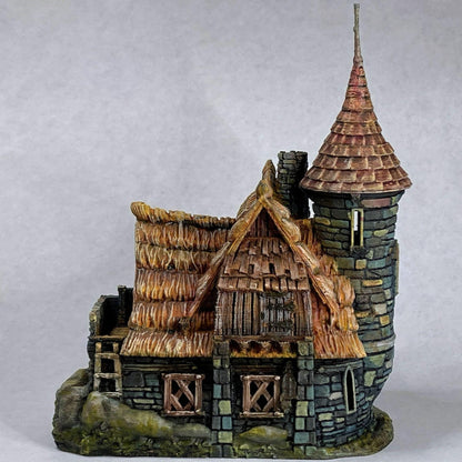 Thistlewick Cottage 28mm DND Terrain | Tabletop Wargaming Scenery for Warhammer, Frostgrave & RPG | Unpainted 3D Printed