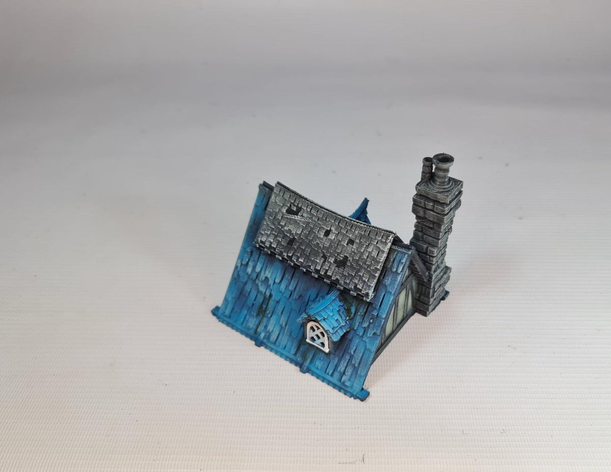 Luxorm Cottage 28mm DND Terrain | Tabletop Wargaming Scenery for Warhammer, Frostgrave & RPG | Unpainted 3D Printed