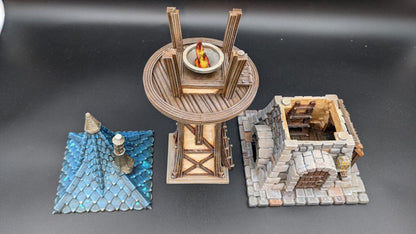 Lightkeeper Lighthouse 28mm DND Terrain | Tabletop Wargaming Scenery for Warhammer, Frostgrave & RPG | 3D Printed