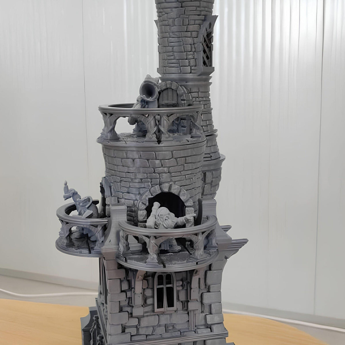 Raven Tower 28mm DND Terrain | Tabletop Wargaming Scenery for Warhammer, Frostgrave & RPG | Unpainted 3D Printed
