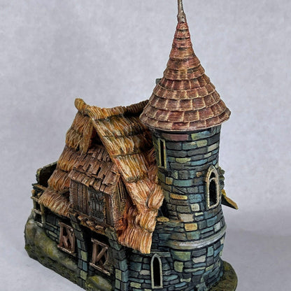 Thistlewick Cottage 28mm DND Terrain | Tabletop Wargaming Scenery for Warhammer, Frostgrave & RPG | Unpainted 3D Printed