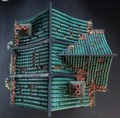 Tombstone House 28mm DND Terrain | Tabletop Wargaming Scenery for Warhammer, Frostgrave & RPG | Unpainted 3D Printed