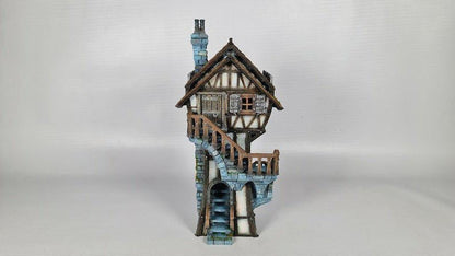 Redwood House 28mm DND Terrain | Tabletop Wargaming Scenery for Warhammer, Frostgrave & RPG | Unpainted 3D Printed