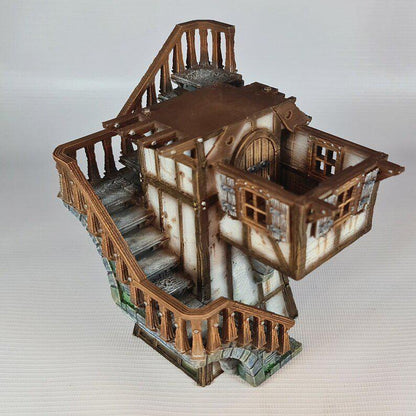 Redwood House 28mm DND Terrain | Tabletop Wargaming Scenery for Warhammer, Frostgrave & RPG | Unpainted 3D Printed
