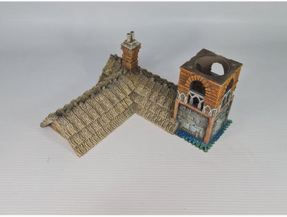 Bell Tower Farm 28mm DND Terrain | Tabletop Wargaming Scenery for Warhammer, Frostgrave & RPG | Unpainted 3D Printed