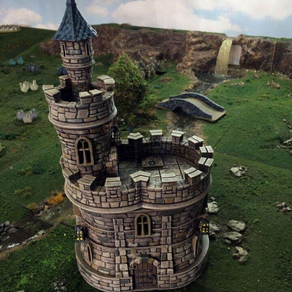 Barbican Gatehouse 28mm DND Terrain | Tabletop Wargaming Scenery for Warhammer, Frostgrave & RPG | Unpainted 3D Printed