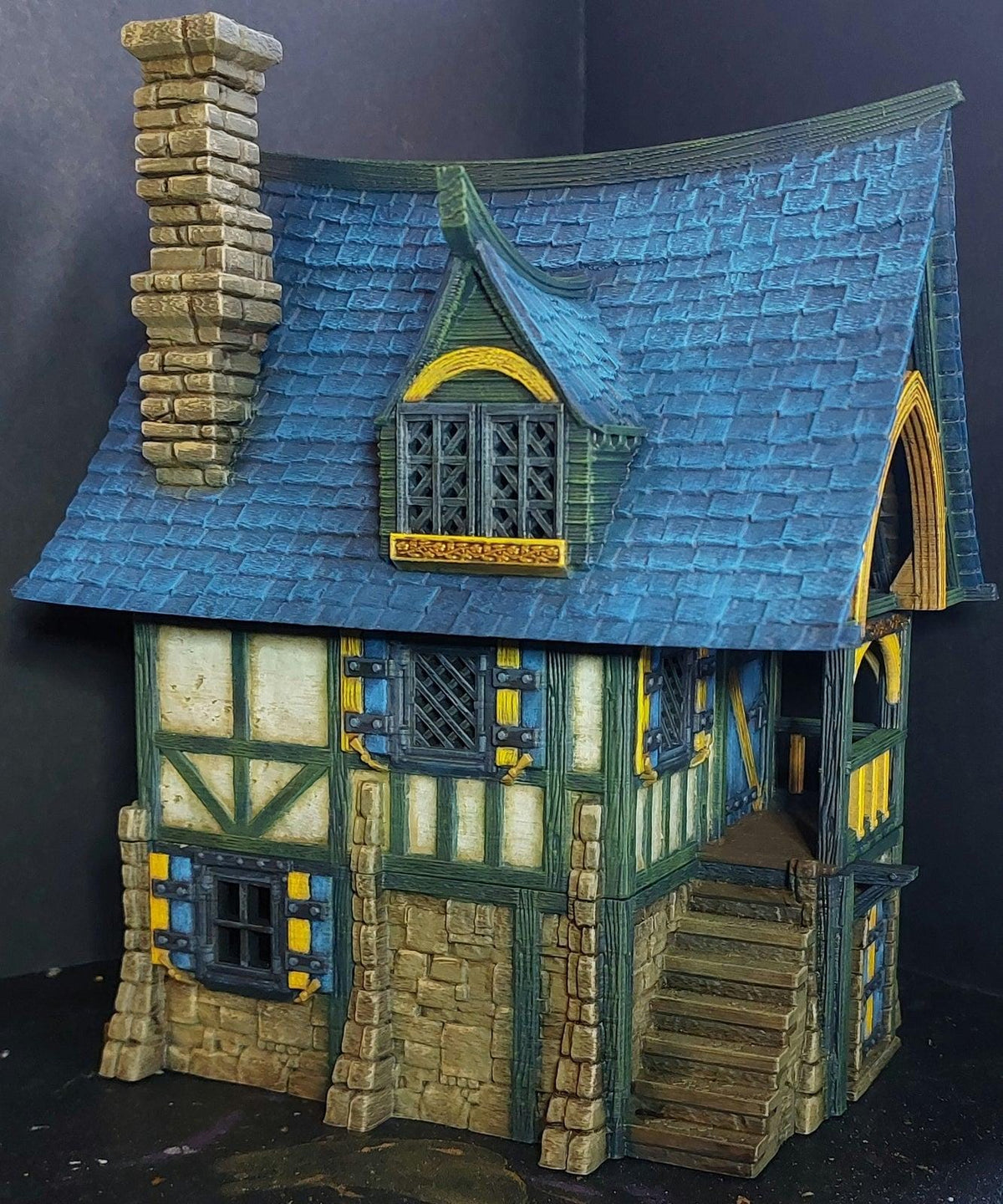 Beetroot House 28mm DND Terrain | Tabletop Wargaming Scenery for Warhammer, Frostgrave & RPG | Unpainted 3D Printed
