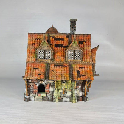 Grimmsdale Manor 28mm DND Terrain | Tabletop Wargaming Scenery for Warhammer, Frostgrave & RPG | Unpainted 3D Printed