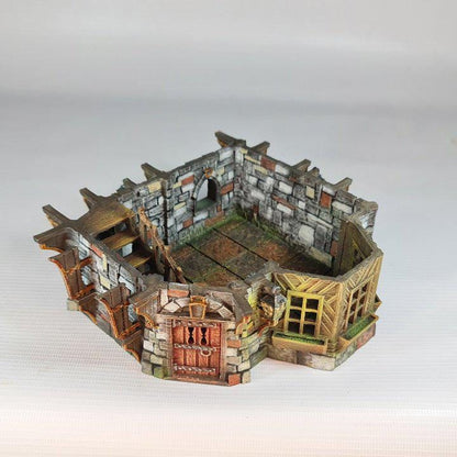 Grimmsdale Manor 28mm DND Terrain | Tabletop Wargaming Scenery for Warhammer, Frostgrave & RPG | Unpainted 3D Printed