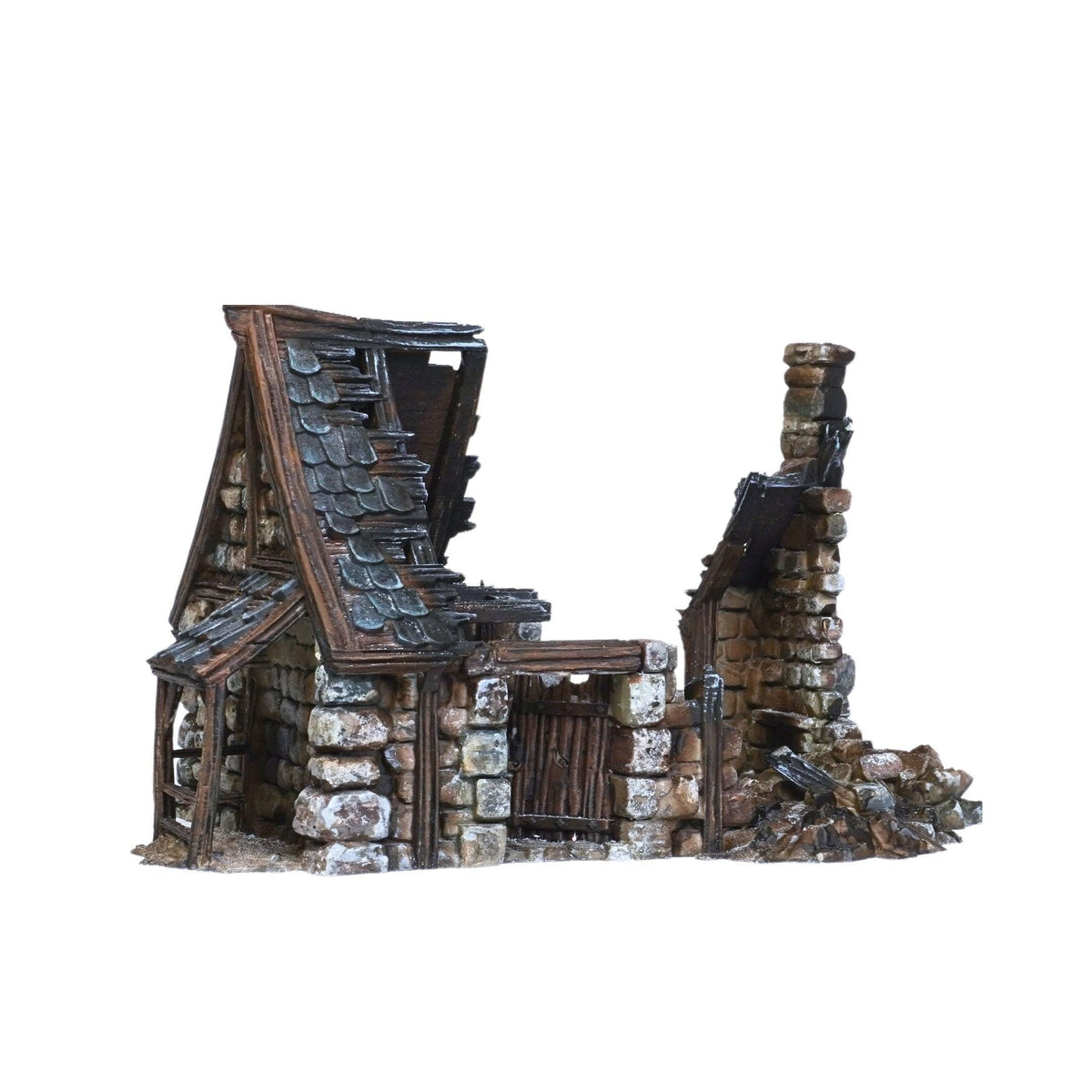 Stick House 28mm DND Terrain | Tabletop Wargaming Scenery for Warhammer, Frostgrave & RPG | Unpainted 3D Printed