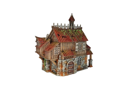 Dunsworth House 28mm DND Terrain | Tabletop Wargaming Scenery for Warhammer, Frostgrave & RPG | Unpainted 3D Printed