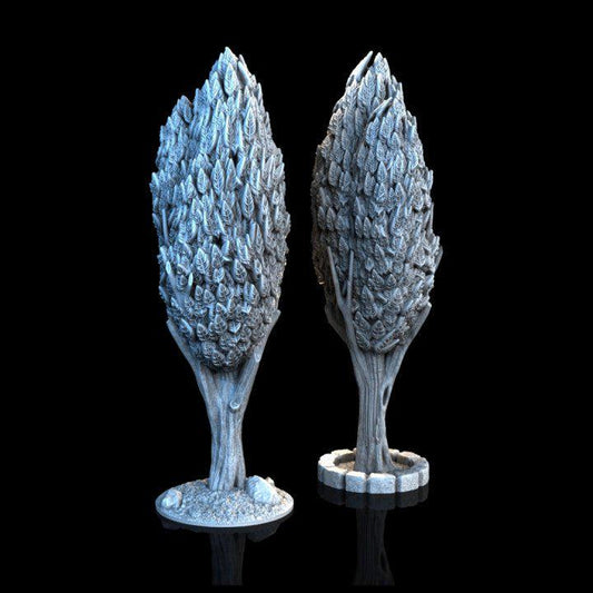 Tree Set 28mm DND Scatter Terrain | Tabletop Wargaming Woodland Scenery for Warhammer, Frostgrave & RPG | 3D Printed