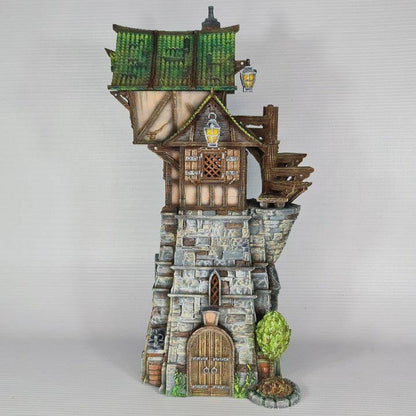 The Green Dragon Tavern 28mm DND Terrain | Tabletop Wargaming Scenery for Warhammer, Frostgrave & RPG | 3D Printed