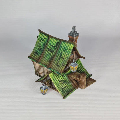 The Green Dragon Tavern 28mm DND Terrain | Tabletop Wargaming Scenery for Warhammer, Frostgrave & RPG | 3D Printed