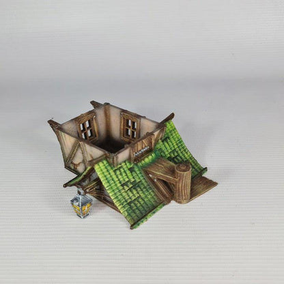 The Green Dragon Tavern 28mm DND Terrain | Tabletop Wargaming Scenery for Warhammer, Frostgrave & RPG | 3D Printed