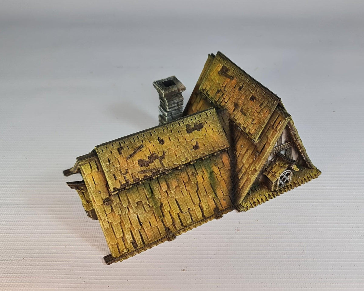 The Marsley Abode 28mm DND Terrain | Tabletop Wargaming Scenery for Warhammer, Frostgrave & RPG | Unpainted 3D Printed