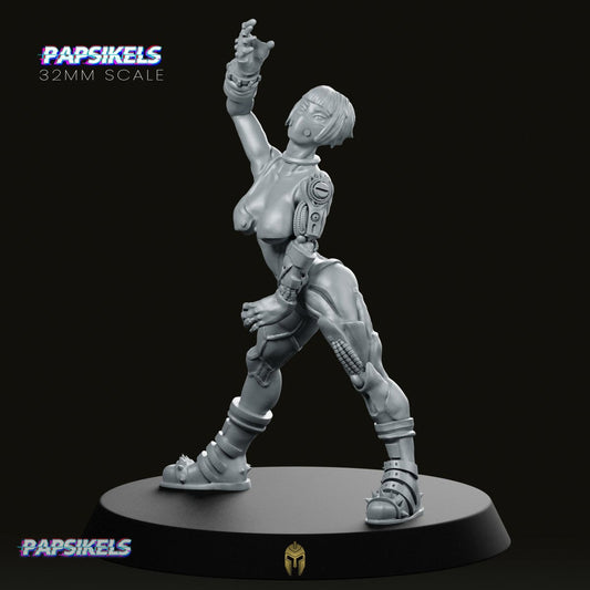 Jeza Zaragosa CyberPunk Miniature