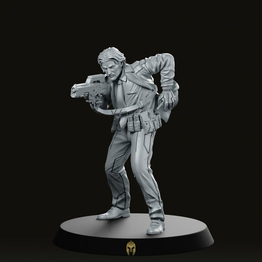 Johnny Assassin Cyberpunk Miniature