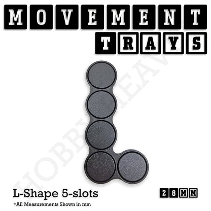 28mm Movement Trays for Tabletop Games | Wargaming | Full Range