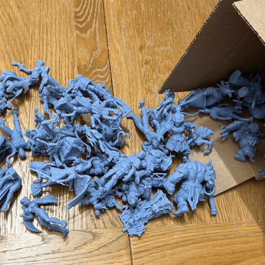 Large Resin Miniatures Seconds Box - all faulty or incomplete miniatures